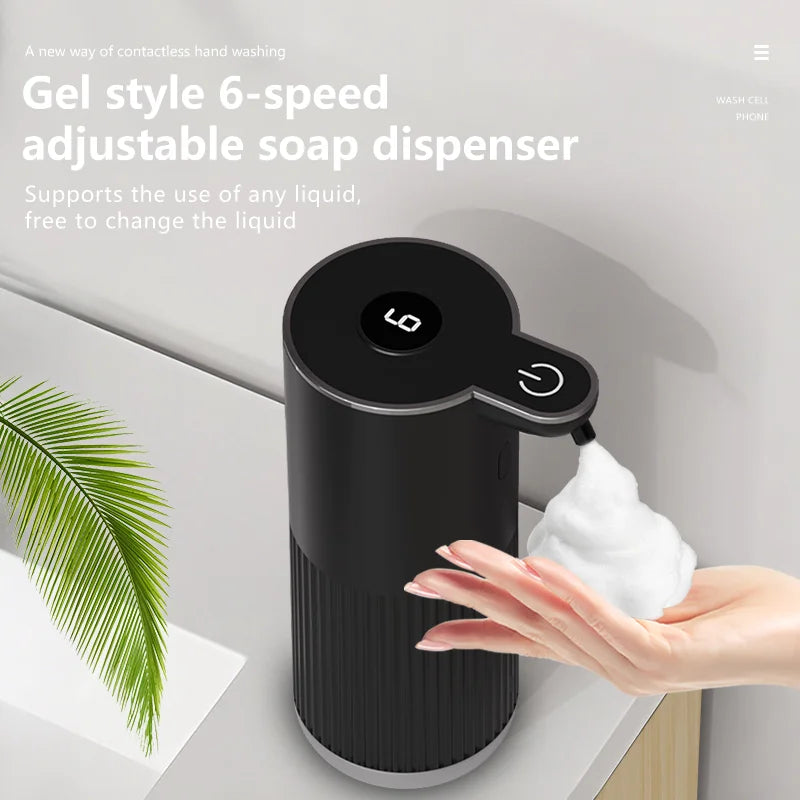 ⭐ Intelligent Automatic Soap Dispenser with Digital Display (360ML)