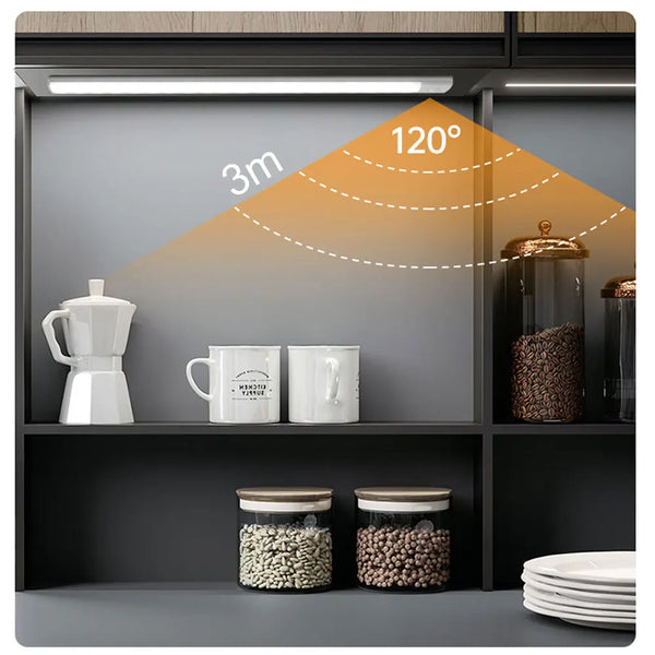 ⭐ Wireless Motion Sensor LED Wardrobe Cabinet Light