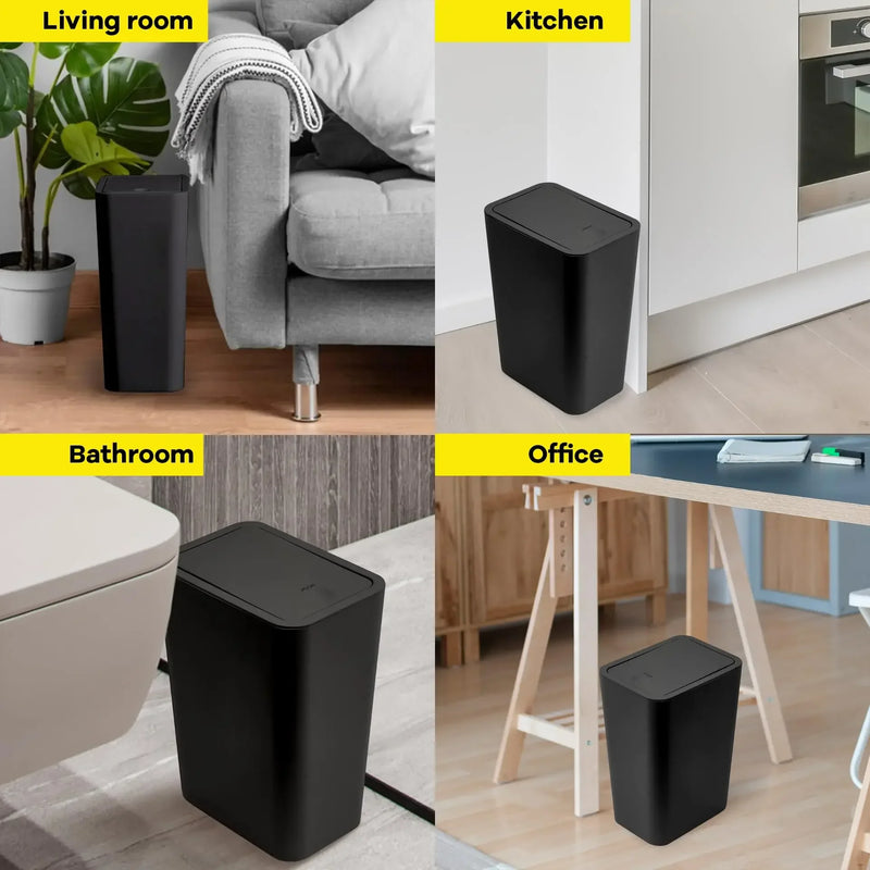 ⭐ 10L Modern Press Lid Pop-Up Trash Can