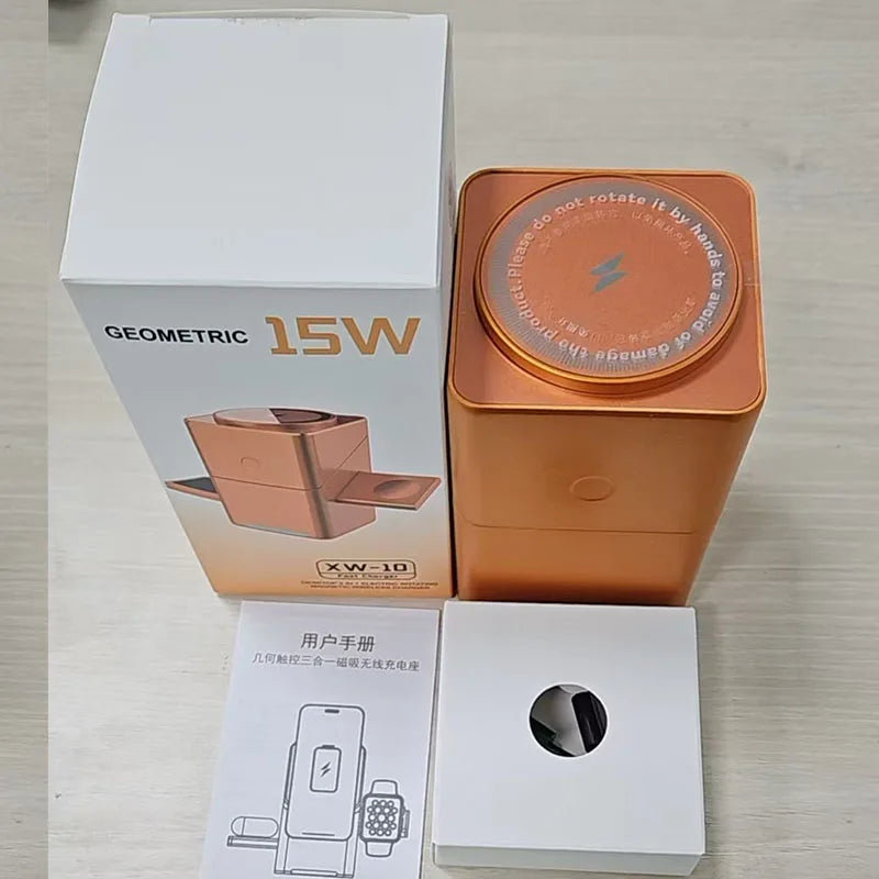⭐ Desktop Portable Qi2 Wireless Fast Charging Stand