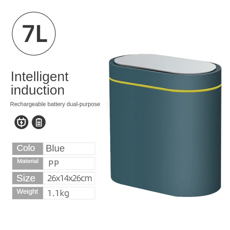 ⭐ Smart Sensor Automatic Trash Can (7L)