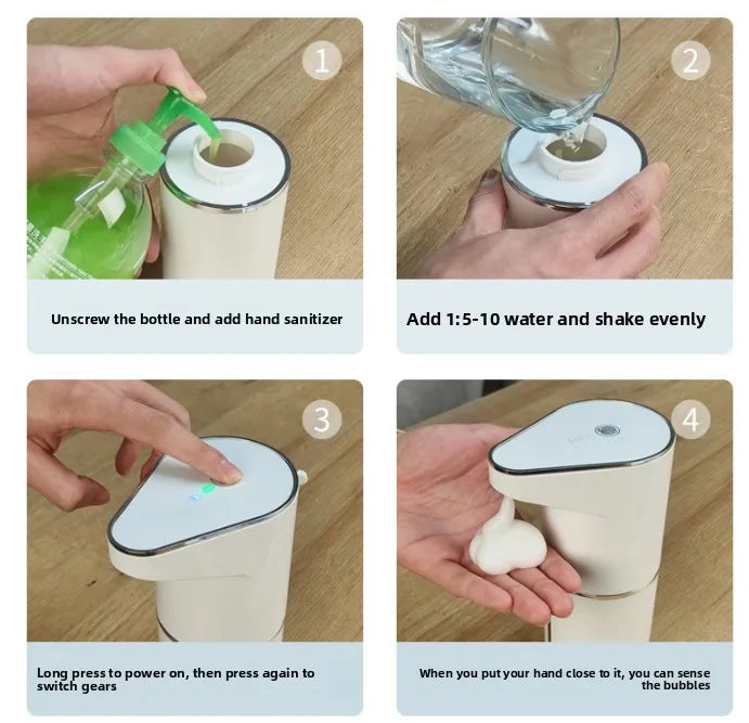 ⭐ Waterproof Automatic Foaming Soap Dispenser (350ml)