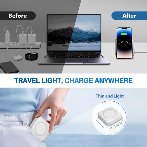 ⭐ 3-in-1 Foldable Magnetic Wireless Charging Station