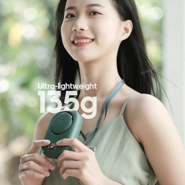 ⭐ Hands-Free Portable Neck & Waist Cooling Fan