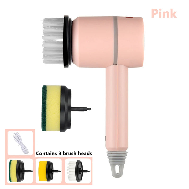 ⭐ Multi-Functional Electric Cleaning & Dishwashing Brush