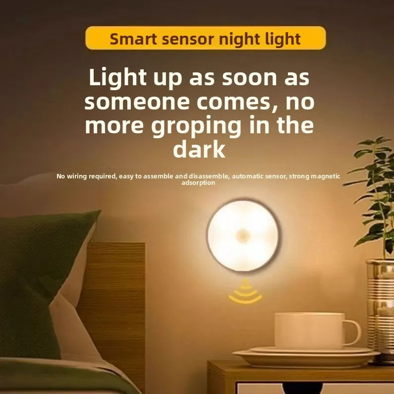 ⭐ Wireless LED Motion Sensor Night Light (5-Pack)
