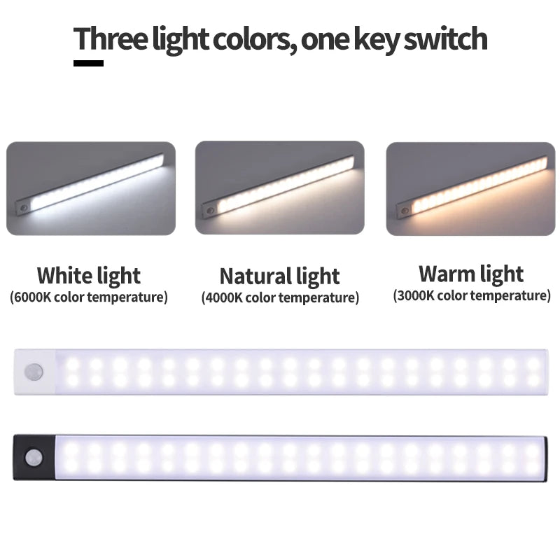 ⭐ Smart Motion Sensor LED Cabinet Light