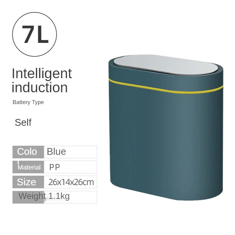 ⭐ Smart Sensor Automatic Trash Can (7L)