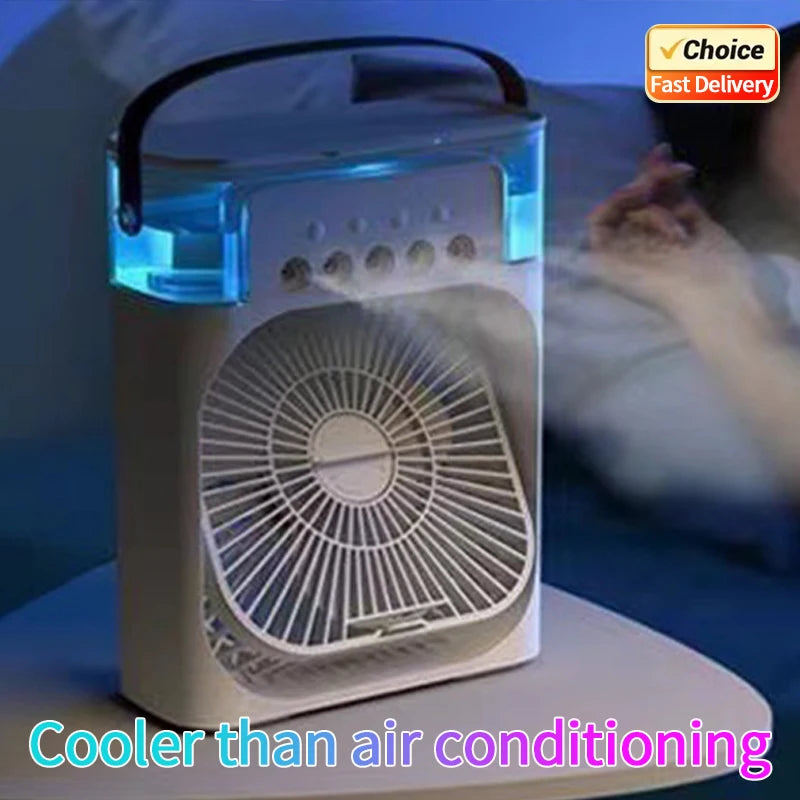 ⭐ 3-in-1 Portable Mini Air Cooler & Humidifier