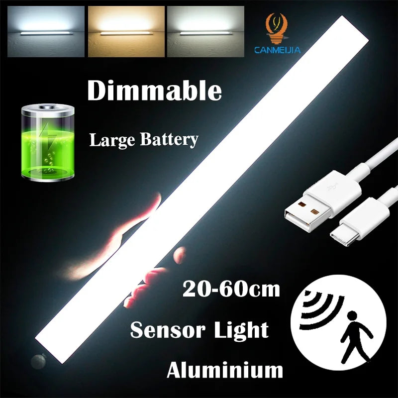 ⭐ Premium Aluminum Motion Sensor Cabinet Light