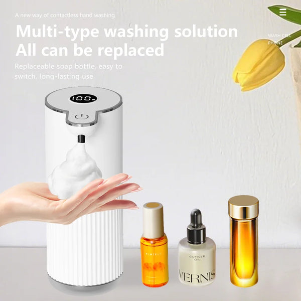 ⭐ Intelligent Automatic Soap Dispenser with Digital Display (360ML)