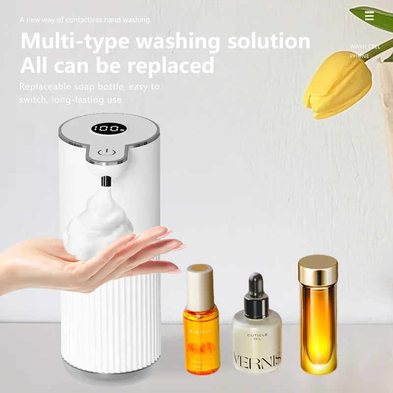 ⭐ Intelligent Automatic Soap Dispenser with Digital Display (360ML)