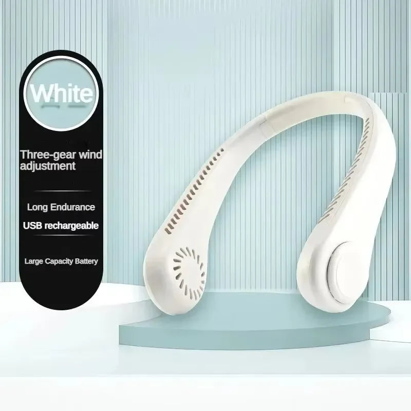 ⭐ Portable Mini Neck Mounted Bladeless Fan