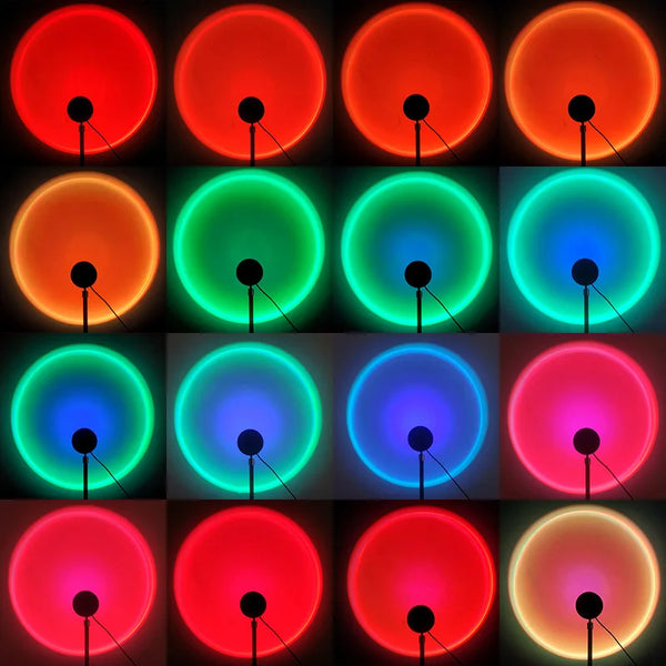 ⭐ Sunset Lamp LED Projector Atmosphere Night Light