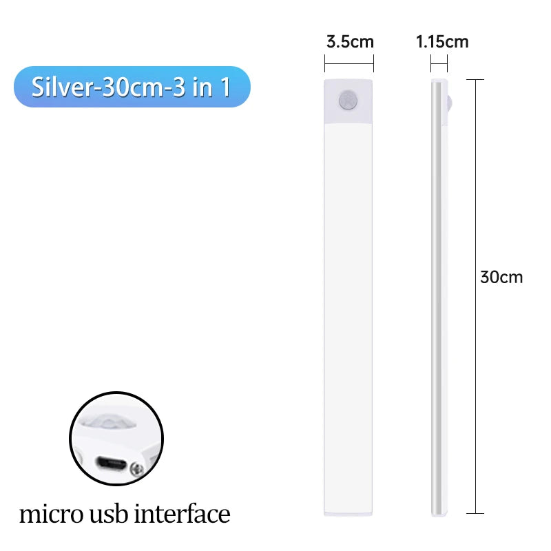 ⭐ Smart Motion Sensor LED Cabinet Light