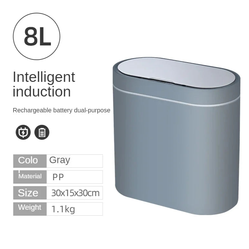 ⭐ Smart Sensor Automatic Trash Can (7L)