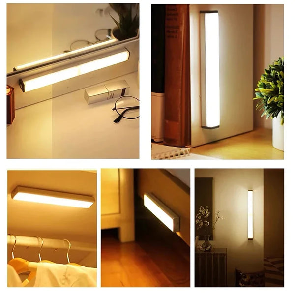 ⭐ Wireless Type-C Rechargeable Motion Sensor Light (6-Pack)