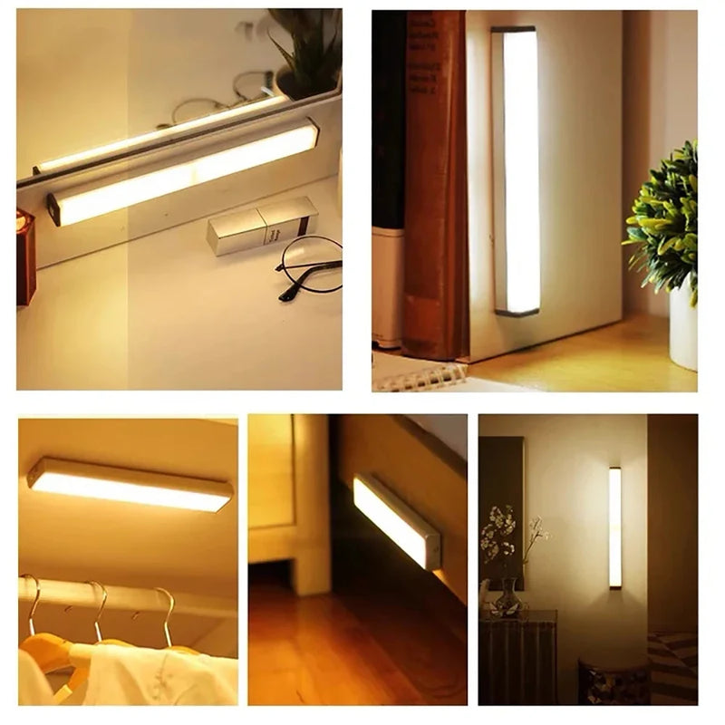 ⭐ Wireless Type-C Rechargeable Motion Sensor Light (6-Pack)