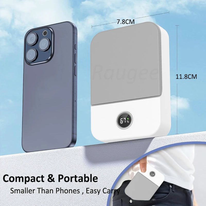 ⭐ Portable Outdoor Mini Waist & Hanging Neck Fan