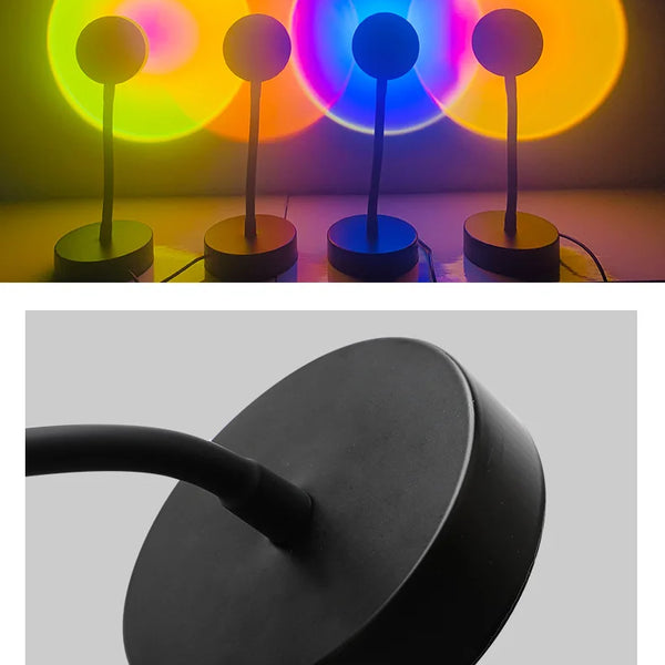 ⭐ Sunset Lamp LED Projector Atmosphere Night Light
