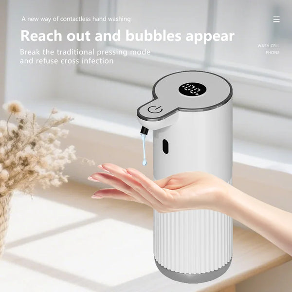 ⭐ Intelligent Automatic Soap Dispenser with Digital Display (360ML)