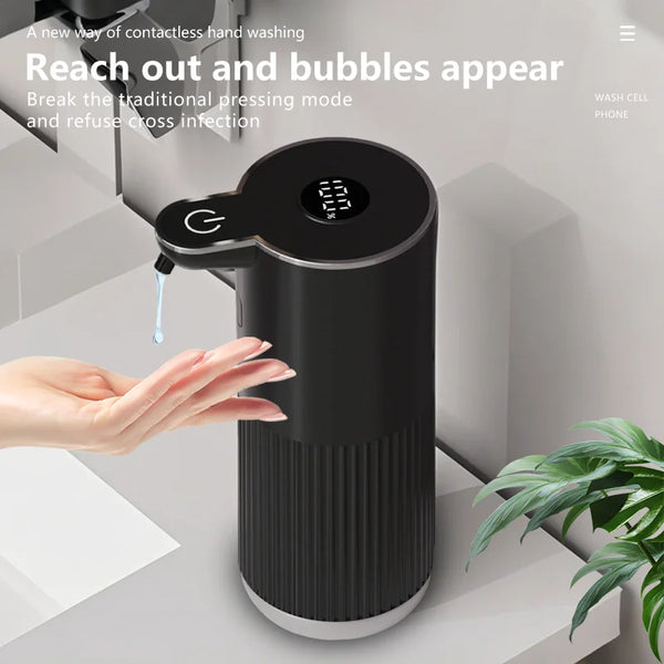 ⭐ Intelligent Automatic Soap Dispenser with Digital Display (360ML)
