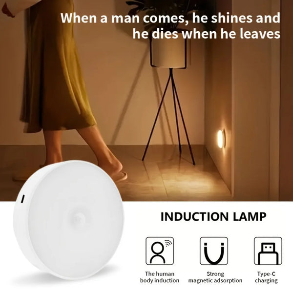 ⭐ Adjustable Brightness Motion Sensor Night Light (3-Pack)