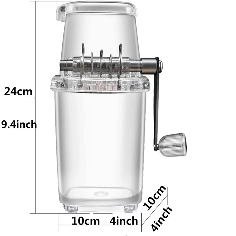 🔪 Portable Manual Ice Crusher & Shaved Ice Machine (1000ml)