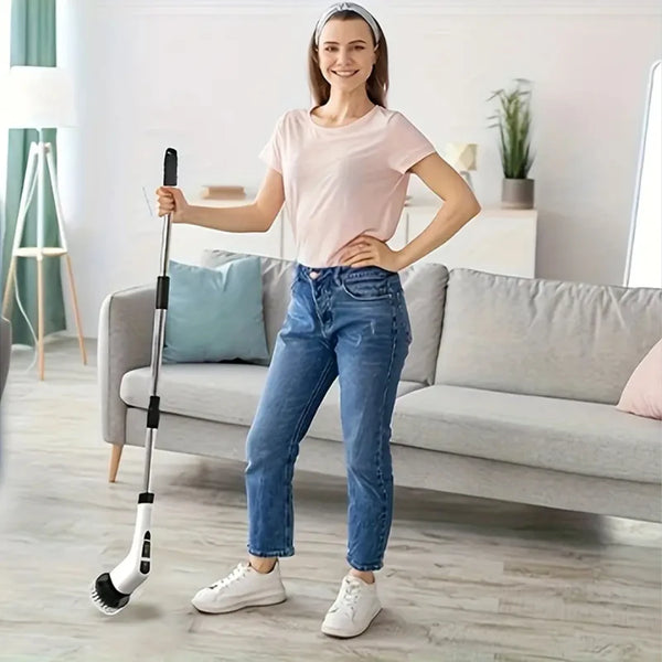 ⭐ Electric Spin Scrubber with 7 Replaceable Brush Heads