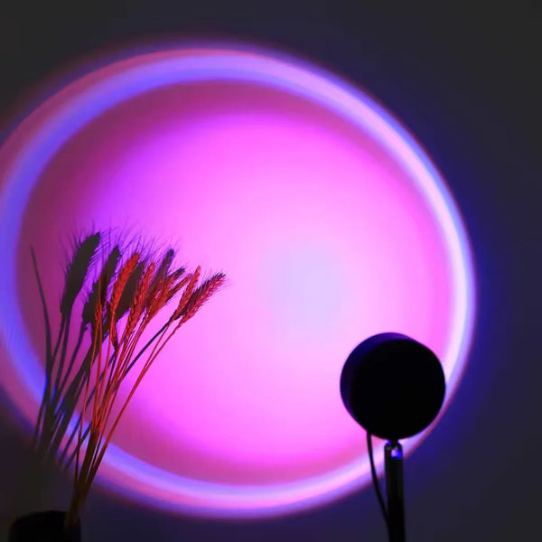 ⭐ USB RGB LED Sunset Projector Night Light