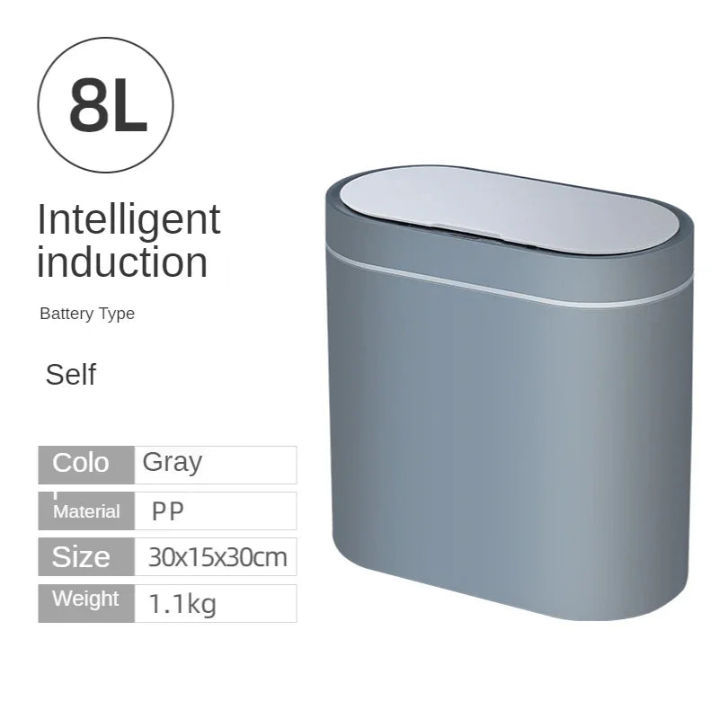 ⭐ Smart Sensor Automatic Trash Can (7L)