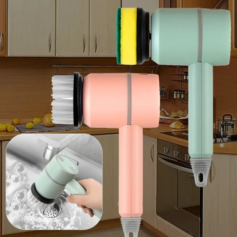 ⭐ Multi-Functional Electric Cleaning & Dishwashing Brush