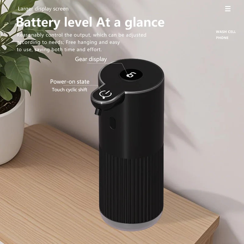 ⭐ Intelligent Automatic Soap Dispenser with Digital Display (360ML)