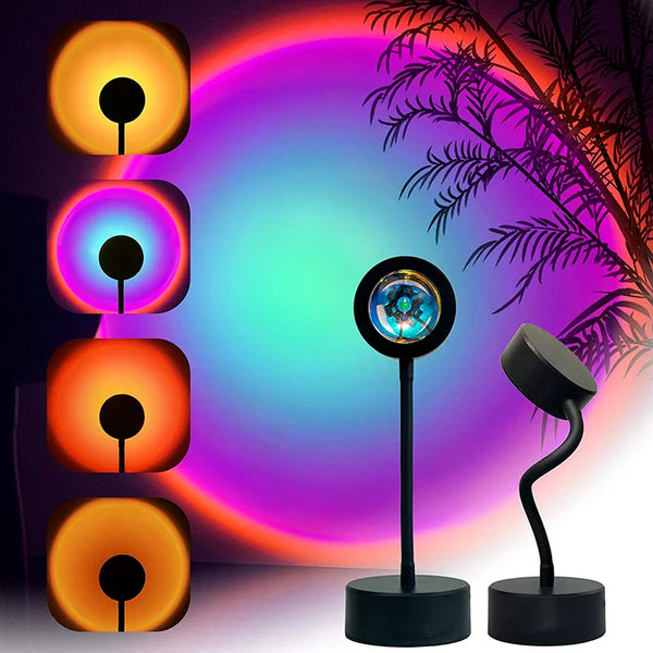 ⭐ Sunset Lamp LED Projector Atmosphere Night Light