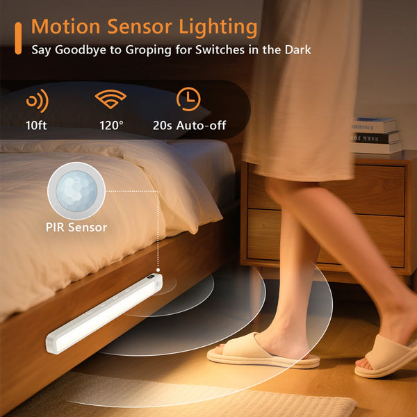 ⭐ Wireless Rechargeable Motion Sensor Cabinet Light