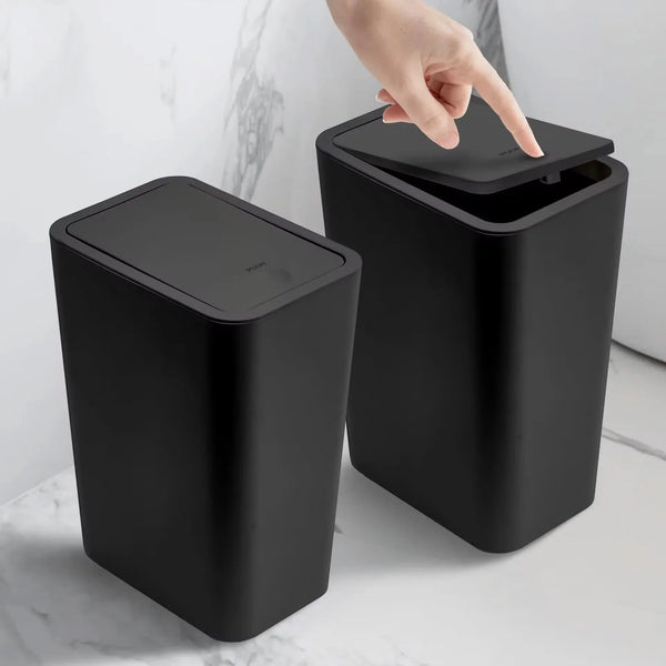 ⭐ 10L Modern Press Lid Pop-Up Trash Can