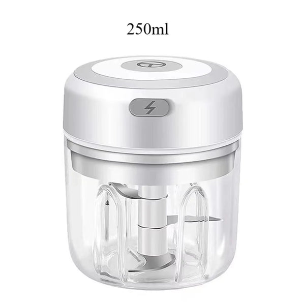 🔪 Wireless Mini Electric Food & Garlic Chopper (250ML)