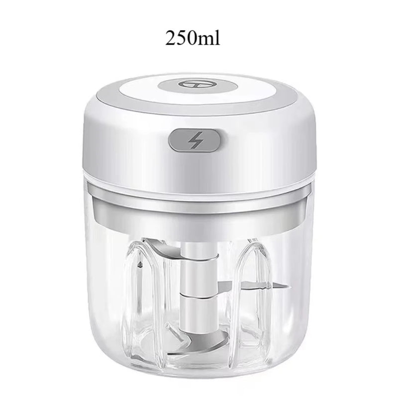 🔪 Wireless Mini Electric Food & Garlic Chopper (250ML)