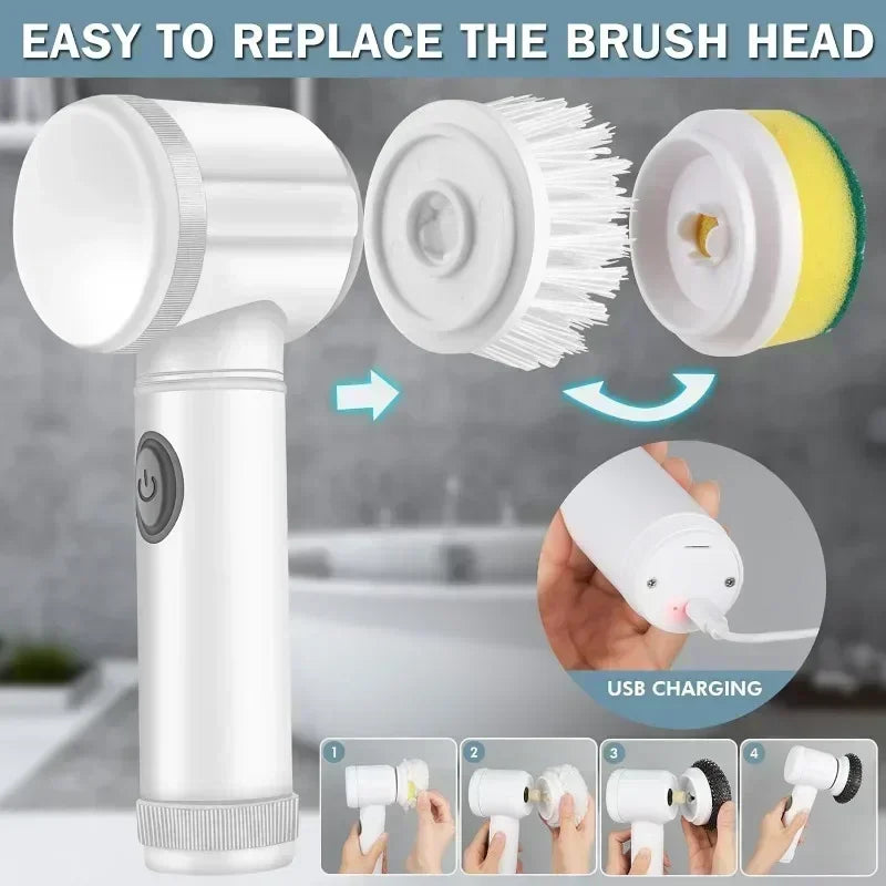 ⭐ Household Cordless Electric Cleaning Brush