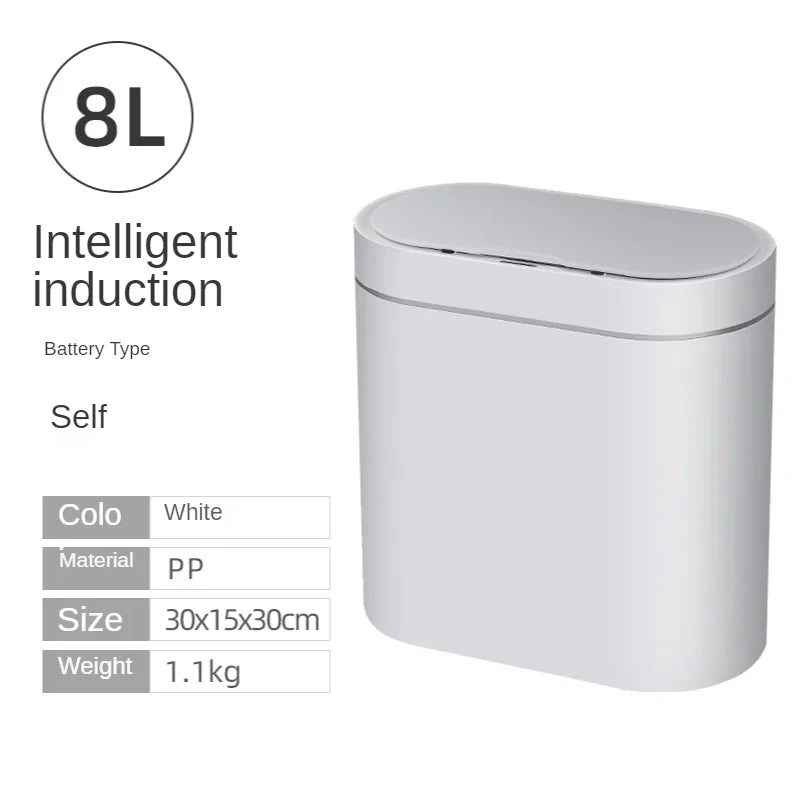 ⭐ Smart Sensor Automatic Trash Can (7L)